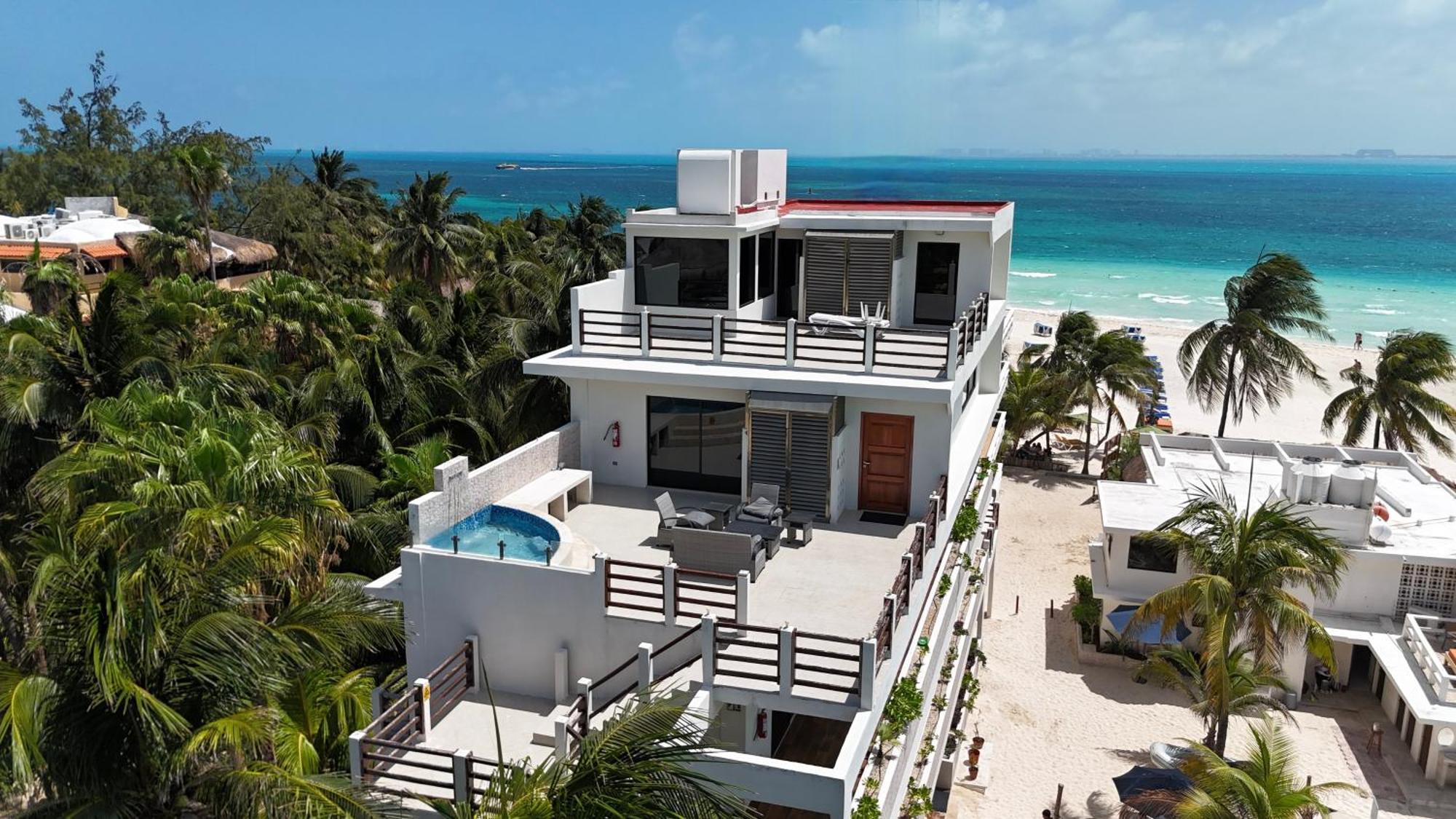 איסלה מוחרס Cuxos Hotel Beachfront מראה חיצוני תמונה